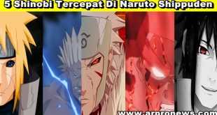 5 Shinobi Tercepat Di Naruto Shippuden