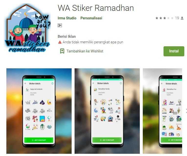 Aplikasi Stiker WhatsApp Ramadan