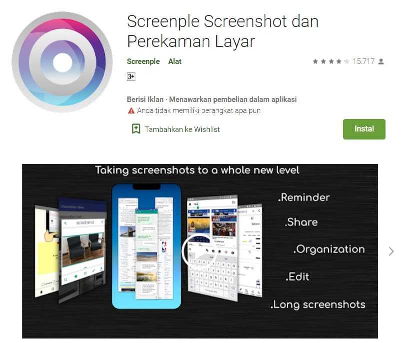7 Rekomendasi Aplikasi Screenshot Panjang Terbaik Untuk Android