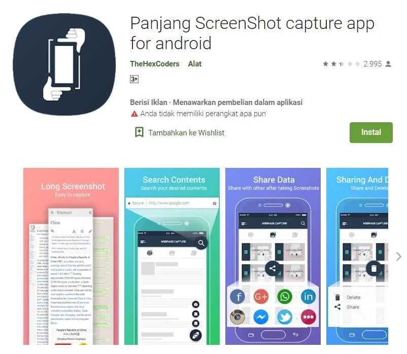 7 Rekomendasi Aplikasi Screenshot Panjang Terbaik Untuk Android