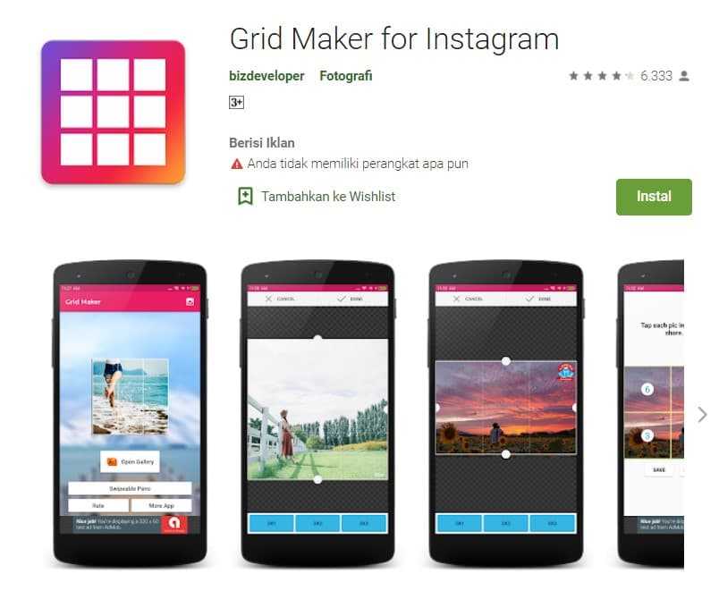 7 Rekomendasi Aplikasi Grid Instagram Terbaik Untuk Feed Nyambung