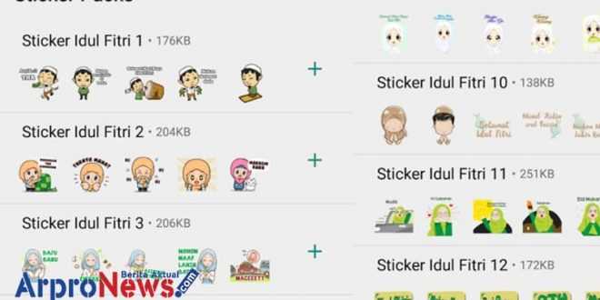 Cara Download Sticker WhatsApp Ucapan Selamat Hari Raya Idul Fitri 2022